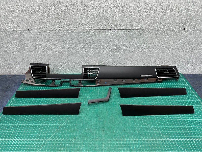11-14 Audi S8 A8 Quattro DASH DOOR COVER MOLDING TRIM SET OEM