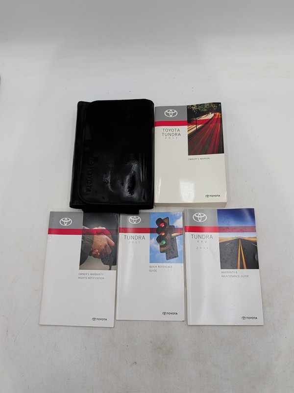 2011 Toyota Tundra Owners Manual With Quick Reference Guide Plus Case