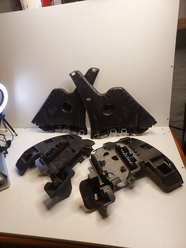4PC Rear Bumper Right Left Bracket Set 2014 Volvo S60 t5 31386720 2014-2018 oem