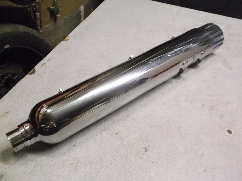 Harley Davidson 64900199 HARFLT1800 Crhome Exhaust Pipe *FREE SHIPPING*