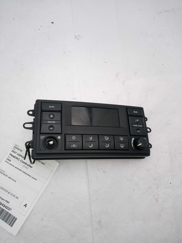 2007 Chrysler Aspen A/C Selector Switch OEM Red, Used, Button Missing