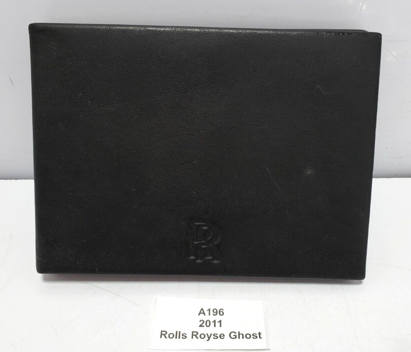 ✅ 2011 OEM Rolls Royce Ghost RR4 6.6L V12 Owners Manual Maintenance Book Guide
