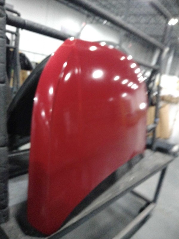 2020 Hyundai Venue OEM Red Hood Panel 66400K2010 54K Miles Used