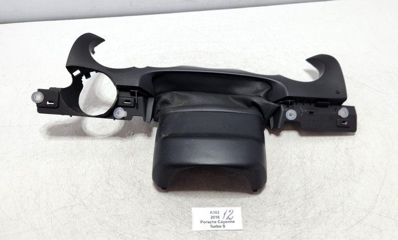 ✅ 11-18 OEM Porsche Cayenne Turbo 958 Steering Column Trim Panel Cover Black*