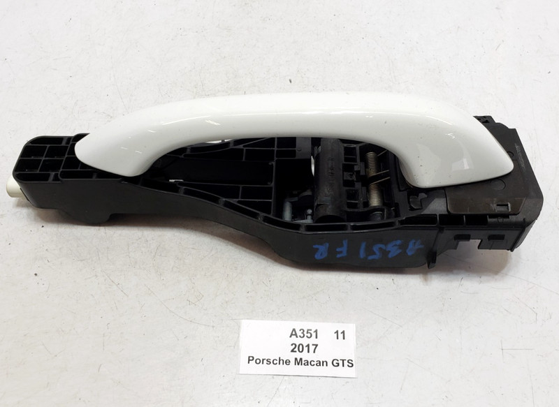 ✅ 15-18 OEM Porsche Macan GTS 95B Front Right Passenger Door Handle White 34k *