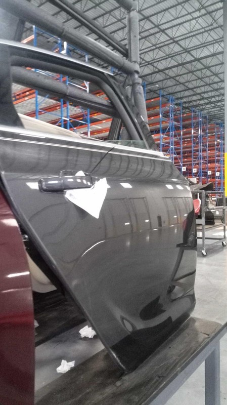 2015 Buick Verano Right Rear Door Grey OEM 539174 113k Miles