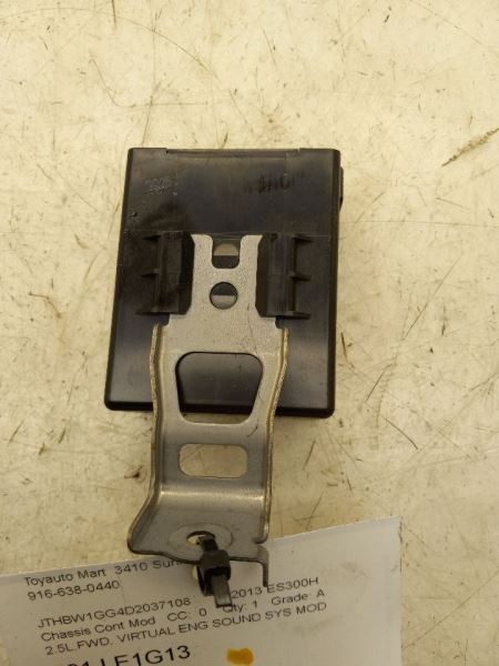 2013 LEXUS ES300H 2.5L FWD AT ECM VEHICLE APPROACH SPEAKER CONTROL MODULE