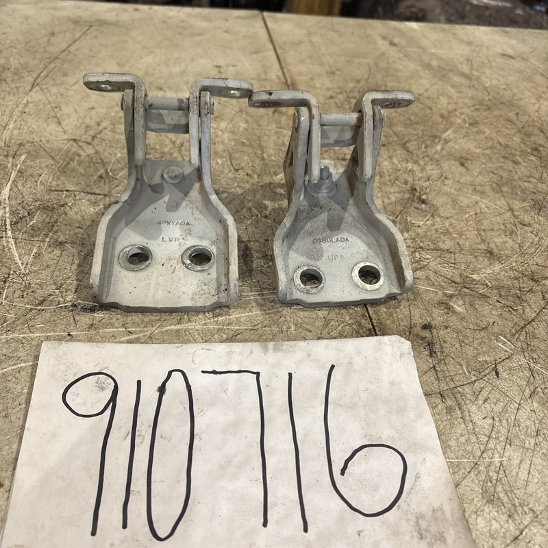 1999-2016 FORD F250 F350 SD front DOOR HINGE white Set Left