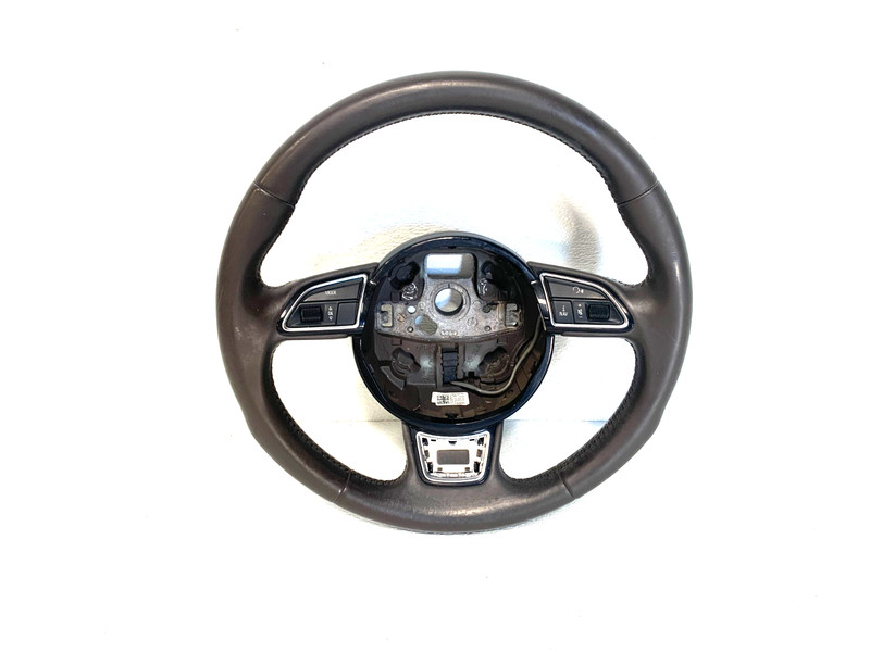 2013-2016 AUDI A5 LEATHER STEERING WHEEL OEM #A0.31