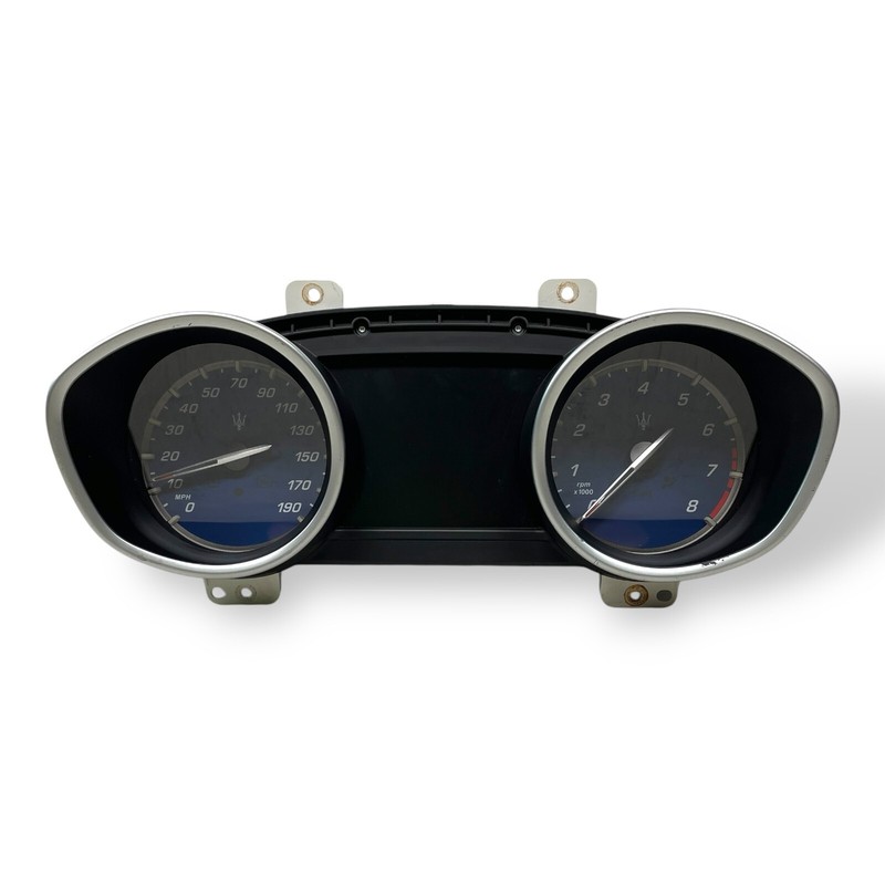 2014-2017 Maserati Ghibli M157 3.0L instrument cluster speedometer OEM 670036109