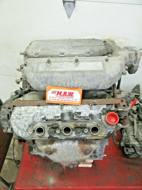 ENGINE MOTOR 3.5L for 03 04 HONDA PILOT VIN 1 6th DIGIT BLOCK CYLINDER HEAD