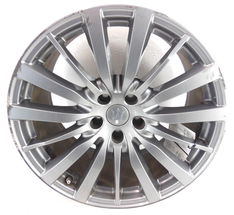 2017 17 Maserati Ghibli 19x10 Alloy Rear Wheel Rim 15 Spoke OEM 670016856