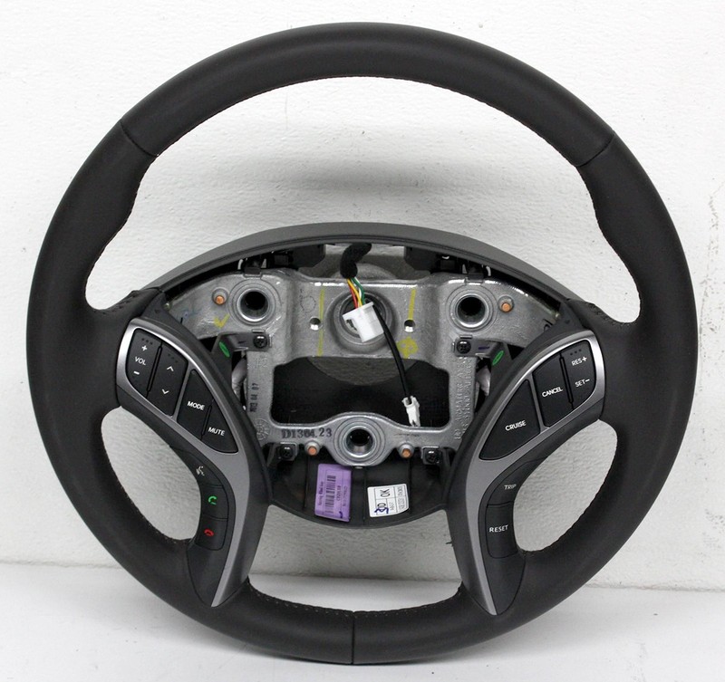 OEM for Hyundai Elantra Sedan 56110-3Y550HZD Brown Leather Steering Wheel