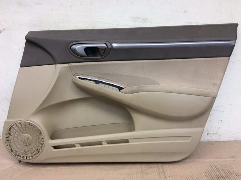 06-08 Civic 4Dr MX Right Front Passenger Side Door Panel Lining Beige Liner OEM