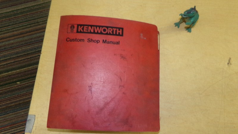 Kenworth Custom Shop Manual 9-78 *FREE SHIPPING*