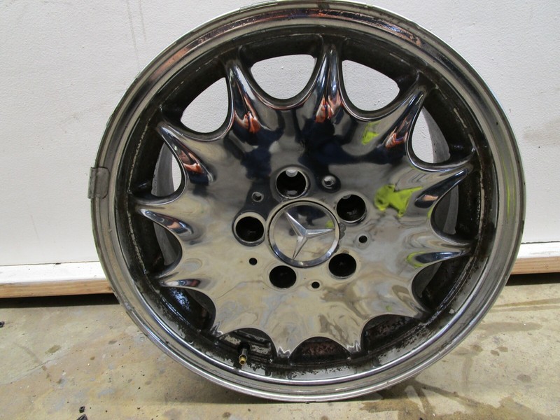 90-02 MERCEDES R129 300SL 16'' 12 SPOKE WHEEL RIM 8Jx16 OEM