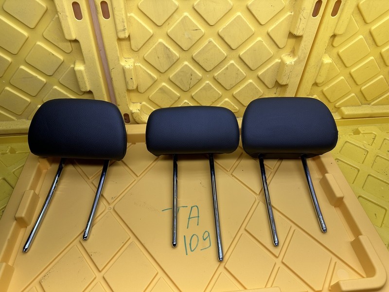 2008-2014 mercedes w204 c300 c350 rear seat head rest headrest black set for 3
