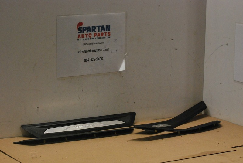 2012-2015 BMW 335I F30 front rear right left set door step sill cover OEM RH LH