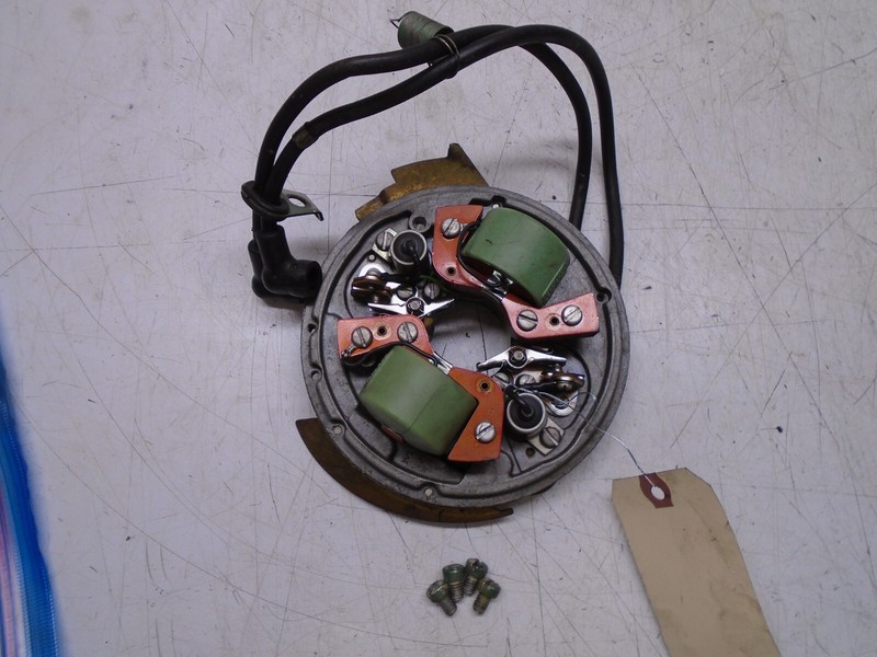 CA3d Johnson 1955 10 HP QD-16 Outboard Motor Ignition Timing Plate 510166-1