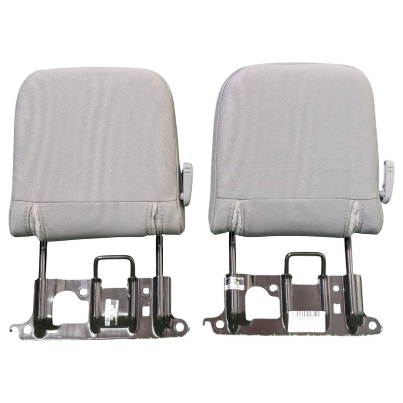 2005-2011 Toyota Tacoma Rear Seat Rest Left Right Headrest Set Pair Gray OEM