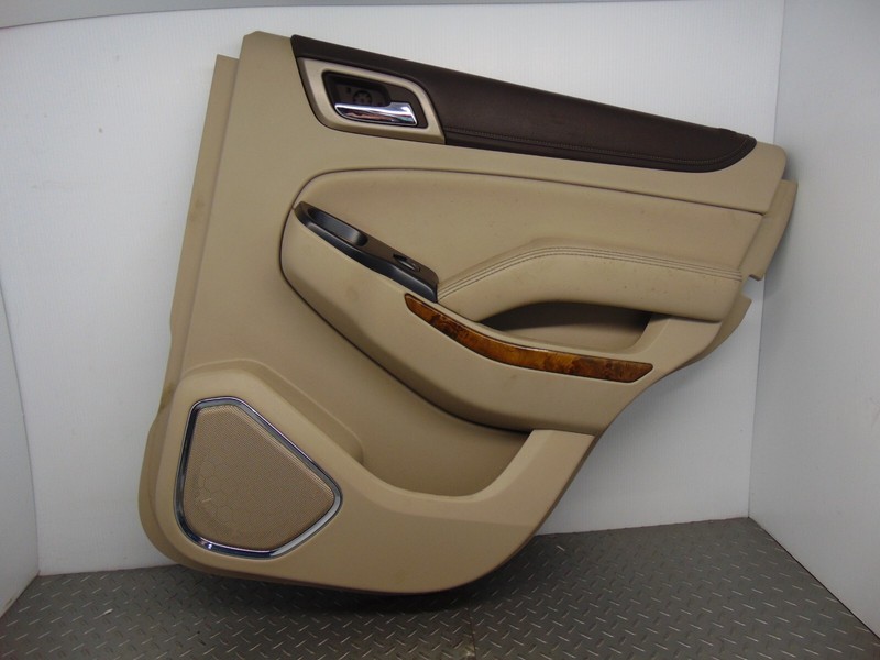 15-20 Yukon Cocoa Shale Rear Passenger Right Rear Interior Door Trim Panel Back