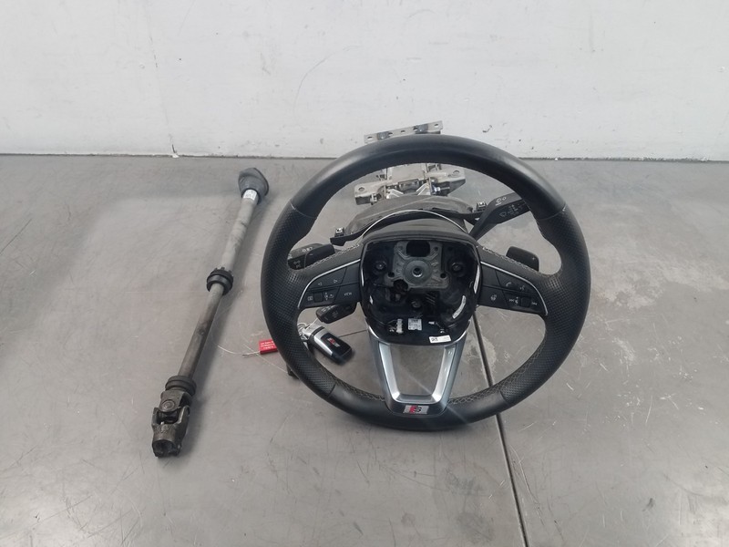 2022 Audi S4 Quattro B9 Steering Wheel / Column / Key #3249 B6