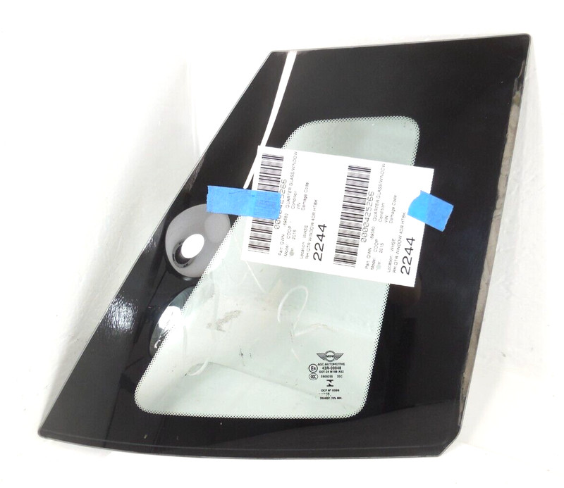 15-19 Mini Cooper Hardtop Quarter Window Glass Passenger Right OEM *SEE NOTES*
