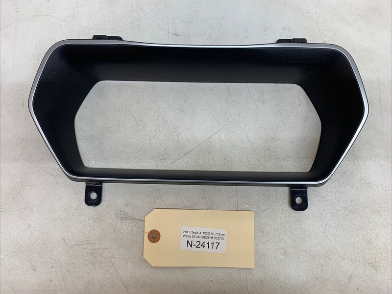 ⚡️21-23 Tesla X Speedometer Instrument Cluster Bezel Trim Panel 24117 B95