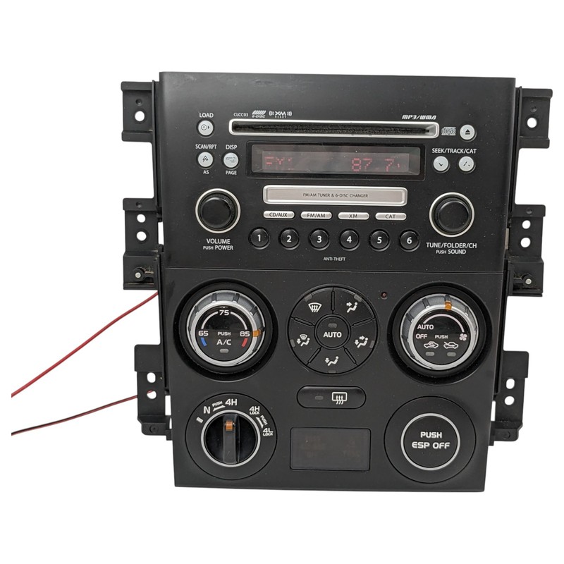 2006-2008 Suzuki Grand Vitara CD Player Radio Receiver AC Climate Control OEM