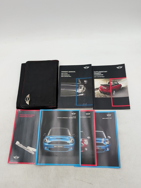2012 Mini Cooper Mini / Roadster / Convertible Owners Manual Original Set Case