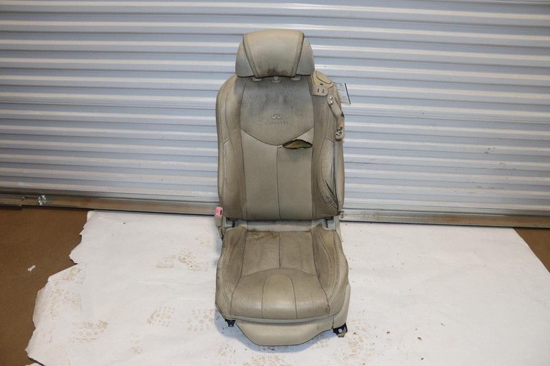 2012-2013 INFINITI G37 CONV FRONT LEFT DRIVER SIDE SEAT LEATHER HEAT & COOL OEM