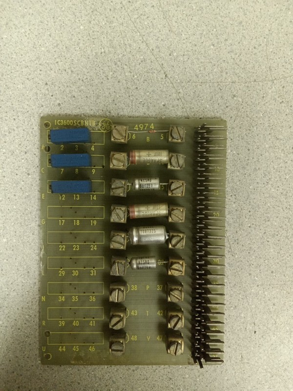 GE IC3600SCBN1B Mark I-II Turbine Control PLC Board IC3600 Card PCB
