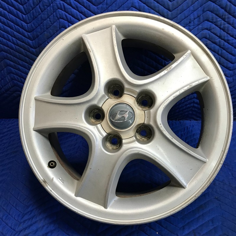 01-04 HYUNDAI SANTA FE 16x6.5 WHEEL RIM OEM FACTORY 52910-26300