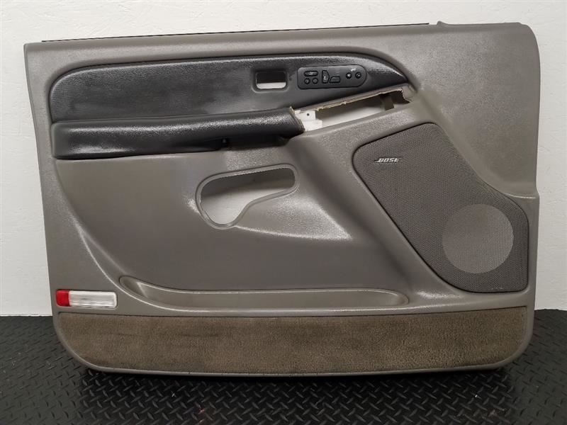 03-06 Chevrolet Tahoe Left Driver Door Trim Panel Gray OEM 15199400