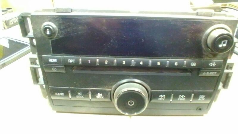 Audio Equipment Radio Am-fm-cd Player Opt U1C Fits 06-08 IMPALA 81395