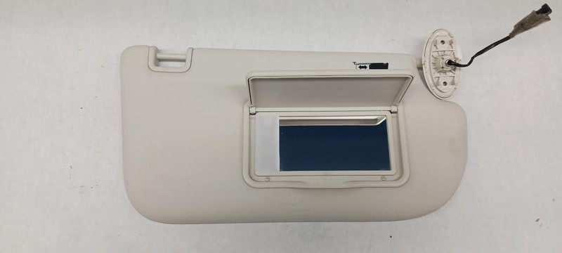13-'19 FORD ESCAPE right passenger Sun visor w/o sunroof OEM