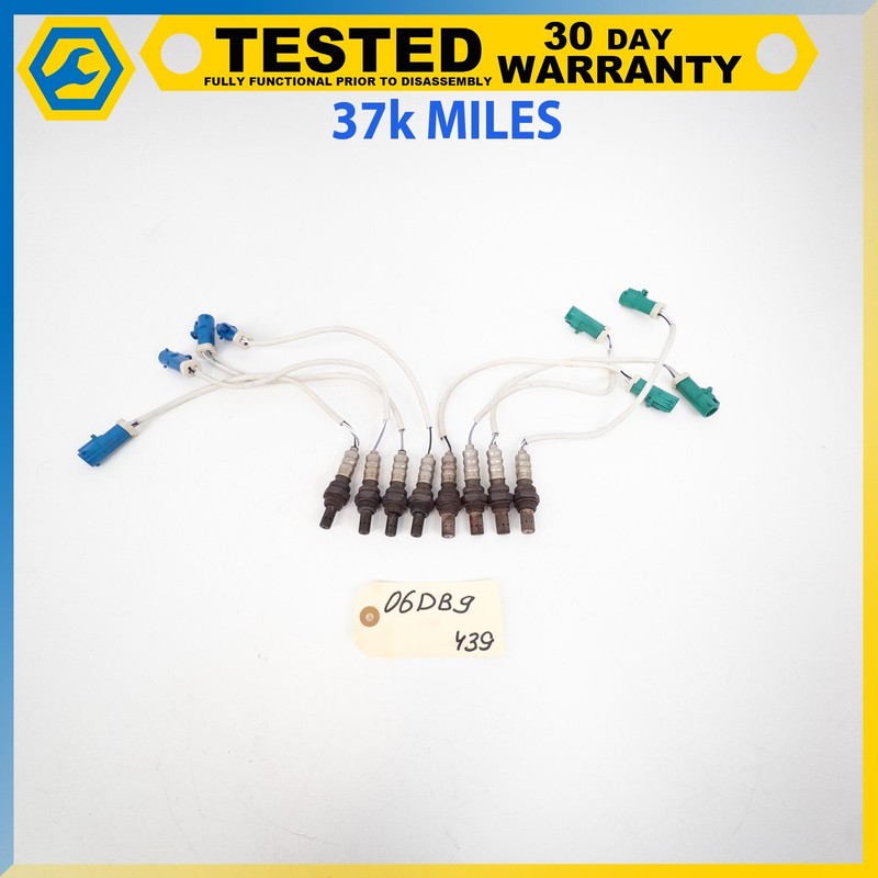 05-12 ASTON MARTIN DB9 DBS VANTAGE RAPIDE OXYGEN O2 SENSOR LAMBDA SET OF 8 OEM
