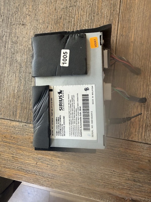 2008 MAZDA 3 SIRIUS SATELLITE MODULE FF1466DR0