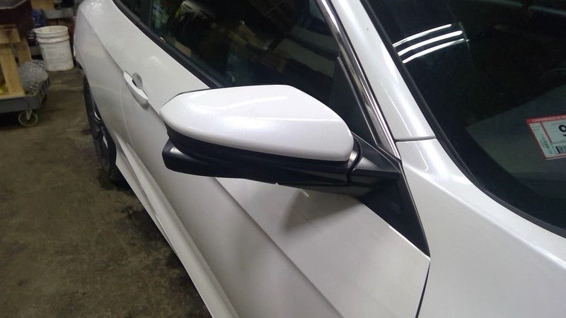 Passenger Side View Mirror Power Body Color Heated Fits 16-20 CIVIC 1780933