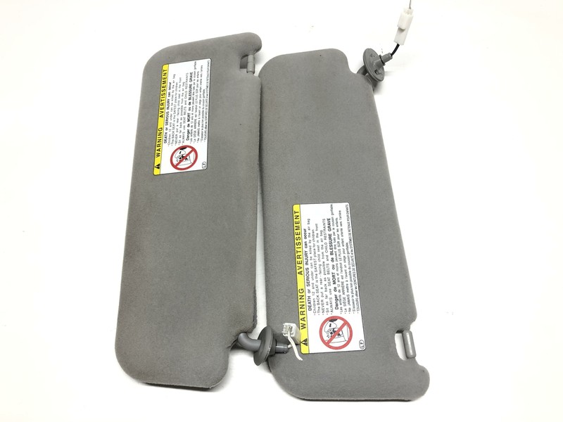 2004 Toyota Prius Sun Visor Set Gray Oem