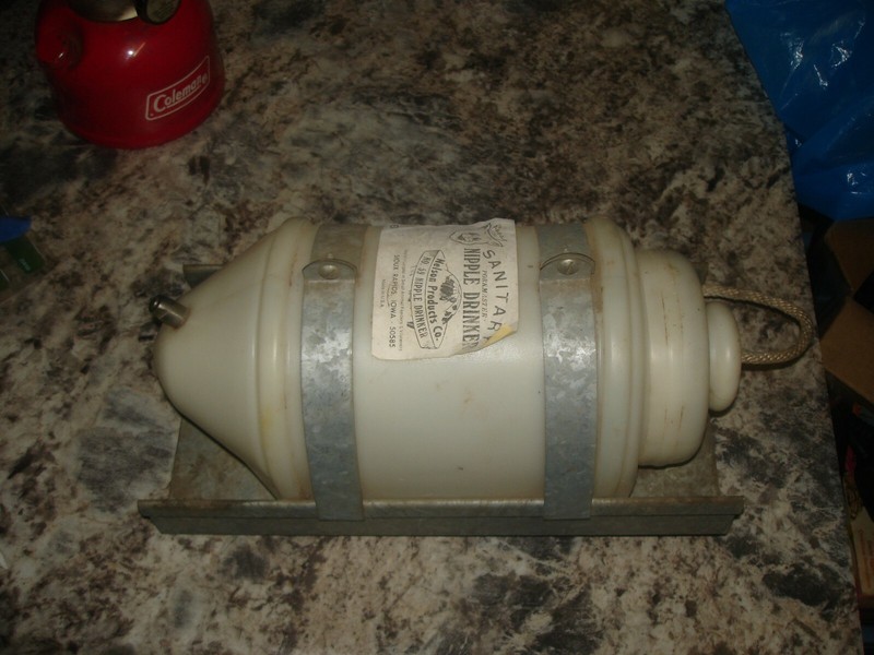 Vintage Nelson products nipple drinker no 59 porkmaster sanitary pig waterer
