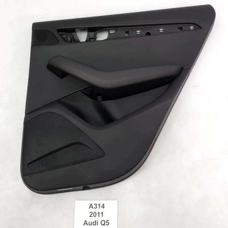 ✅ 2009-2012 OEM Audi Q5 Rear Right Passenger Side Interior Door Trim Panel Black