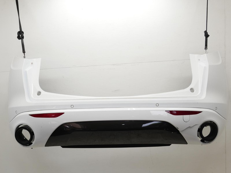 2020 Alfa Romeo Stelvio TI Rear Bumper Assembly PDC Parking Sensors White OEM