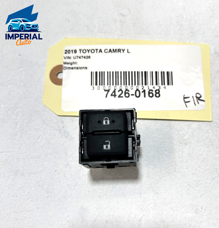 Front Right Passenger Side Door Lock & Unlock Switch Toyota Camry 2015-2023 OEM