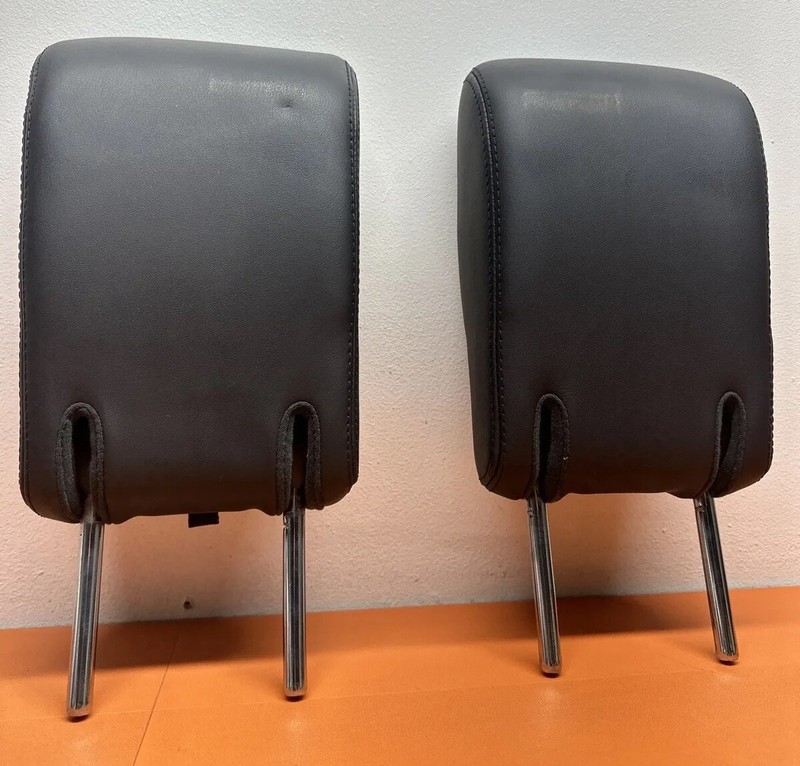 3RD HEADRESTS SET | 2013 - 2017 INFINITI JX35 QX60 OEM Black Leather LH RH