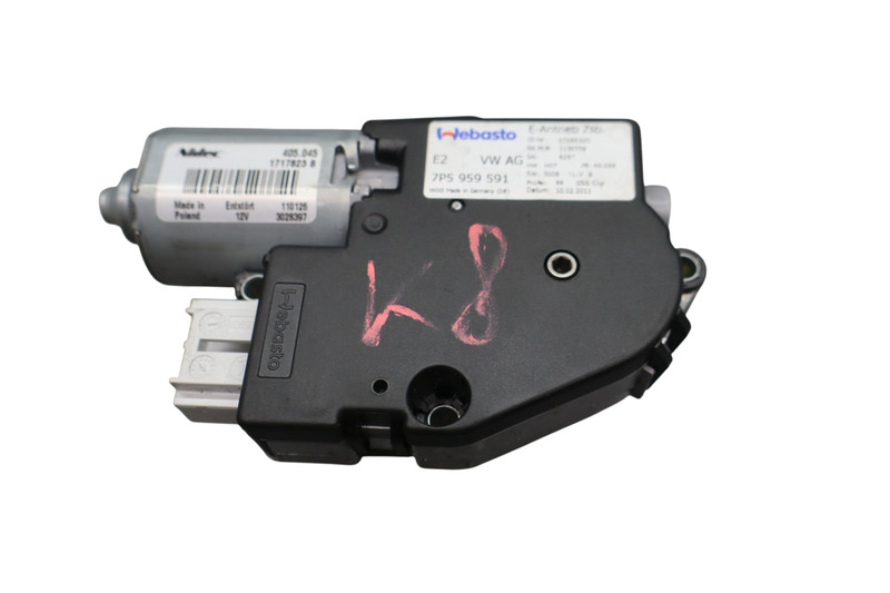 12-18 Audi A7 Quattro Upper Overhead Sunroof Sun Roof Window Electric Motor OEM