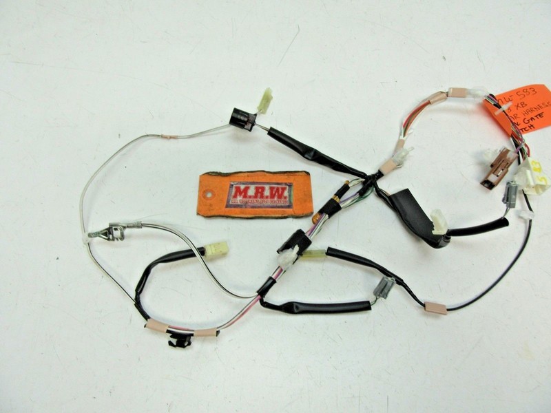 WIRE HARNESS HATCH LATCH TRUNK GATE LICENSE PLATE BACK GLASS DEFROSTER WIPER XB