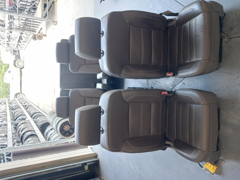 15-'16 GMC YUKON Denali leather power seat set opt AN3 OEM