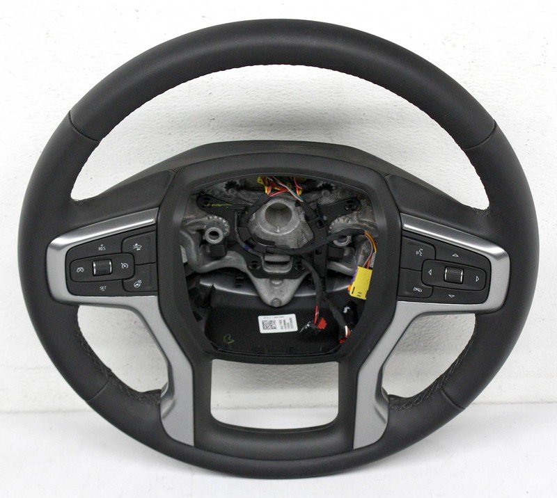 OEM Steering Wheel For Chevrolet Silverado Black Leather 86827466