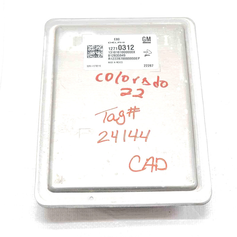 2022 Colorado 2.5L Electronic Engine Control Module Computer OEM 12700116